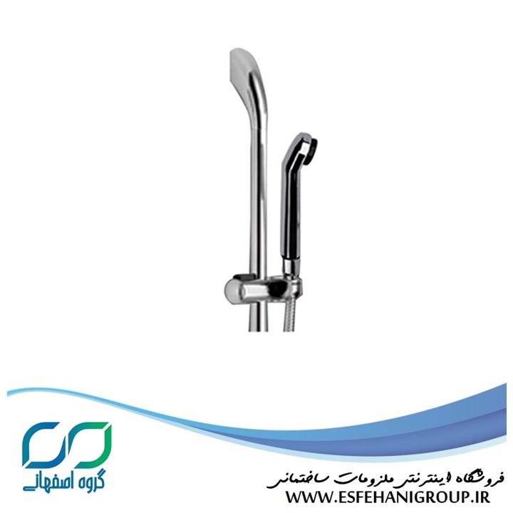 علم دوش یونیکا KWC مدل فیت ایر با سر دوش سوئیسی سفید